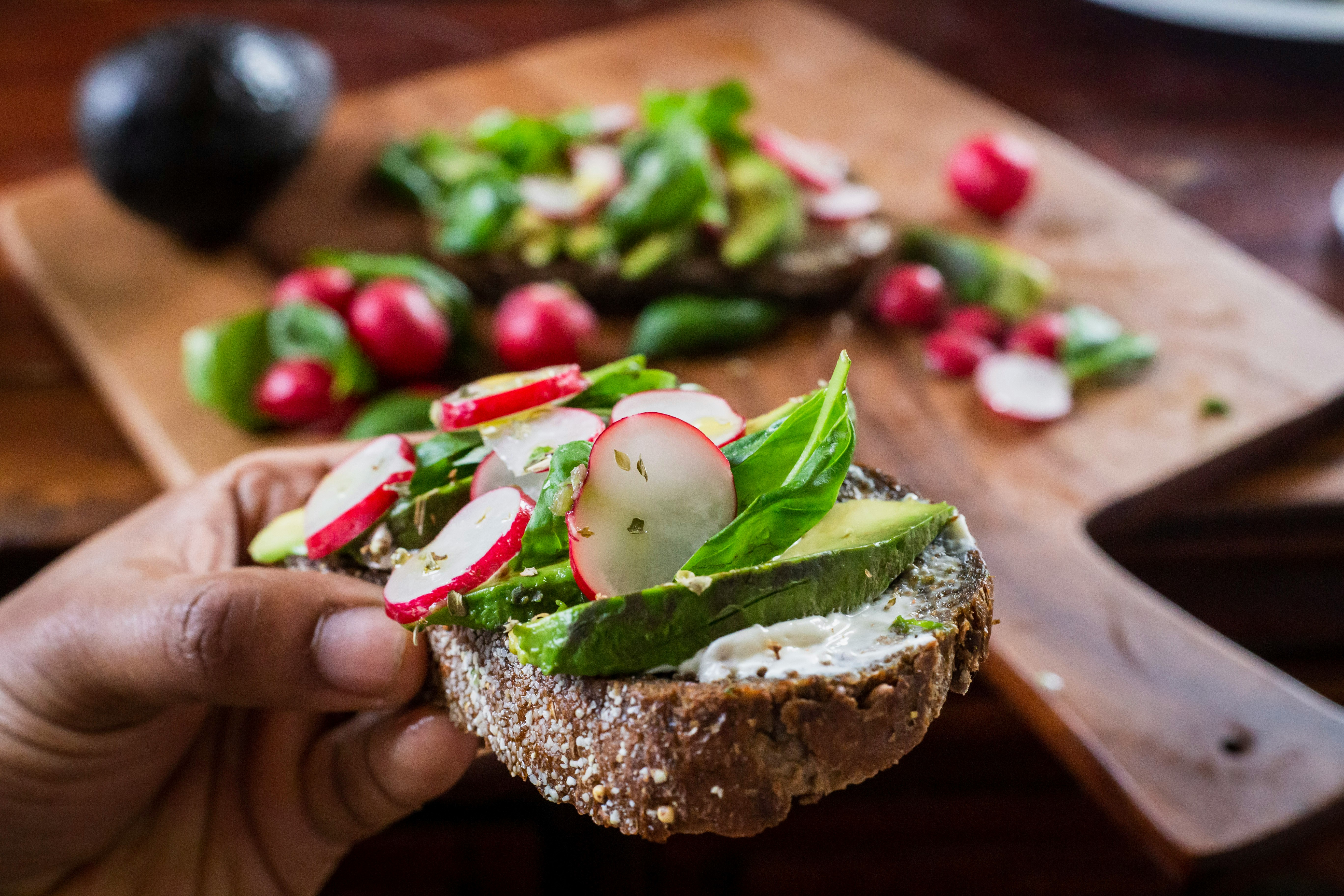 Everyday superfoods on a wooden surface